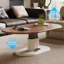 Brown Vintage Height Adjustable Coffee & Tea Tablefor Home Use-132674152