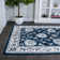 Yeghivart French Cottage Navy/Ivory Rug