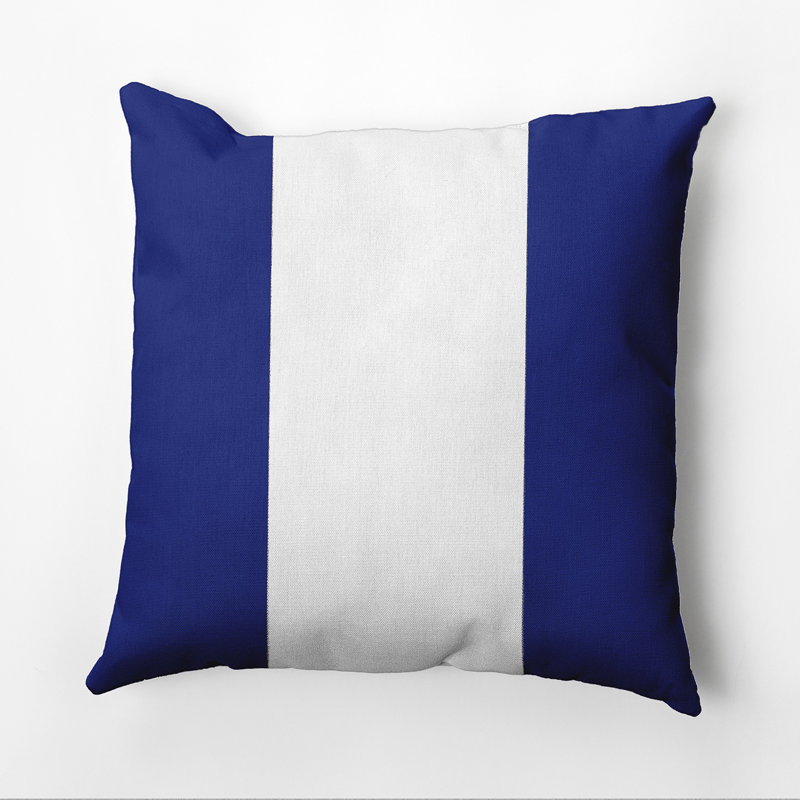 Housse de coussin carré et insert, Bleu, 16 po x 16 po