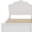 Twin Size Wood Platform Bed With Flower-Shaped Headboard And Twin Size Trundle,Twin Size Trundle Bed Frame