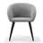 Fernada 18.25'' H Fabric Upholstered Metal Armchair