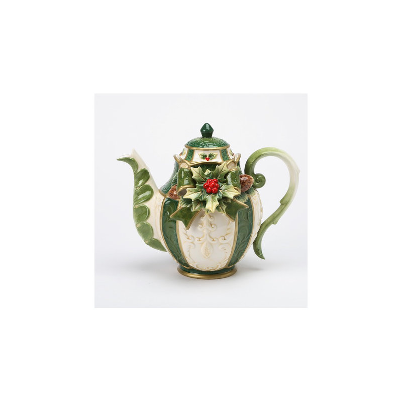 Théière en céramique Emerald Holday