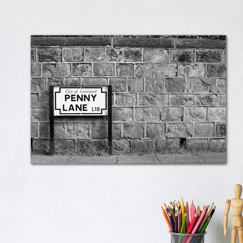 Penny Lane by Honeymoon Hotel - No Frame Print on Canvas, 20.32 cm H x 30.48 cm W