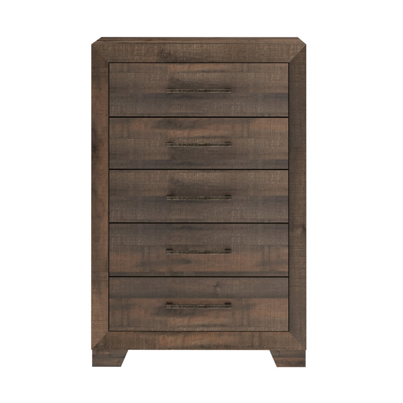 Peyton Solid Wood 31.97'' W 5 - Drawer Dresser