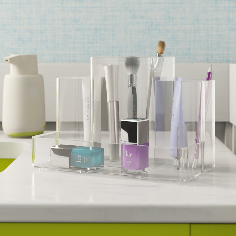 Wayfair Basics® Bevers Bathroom Countertop Hair Care Storage