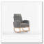 Chaise berçante avec pieds en bois massif-1099353834