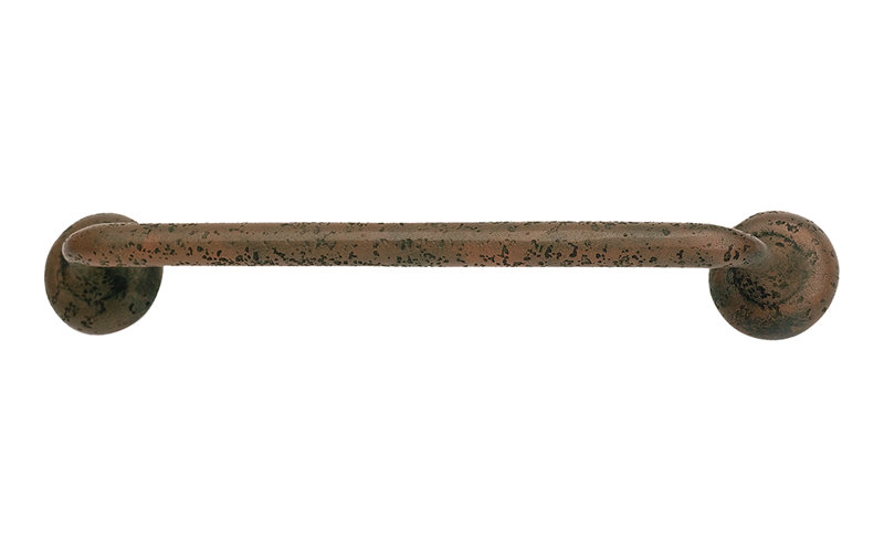 Rustic Industrial Rust Finish 5" Center to Center Bar Pull Handle