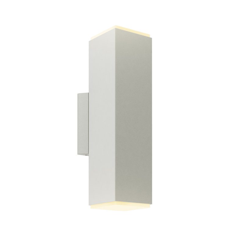 Claretta Aluminum LED Wall Light, Silver Gray