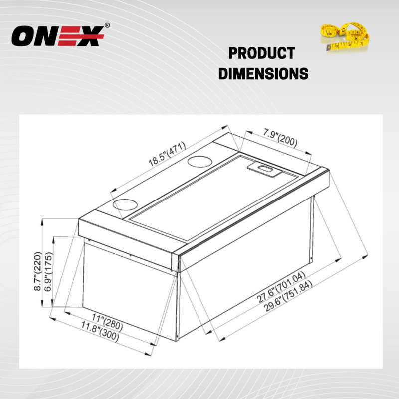 Hotte de cuisine de 400 pi³ / min en acier inoxydable, 30"
