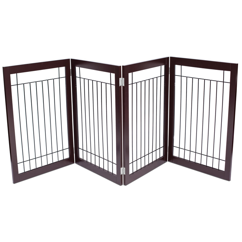 Barrière pour animaux autoportante, Espresso