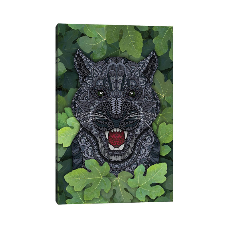 Jungle Panther by Angelika Parker - Wrapped Canvas Print, 66.04 cm H x 45.72 cm W