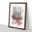 Rows of Trees - Picture Frame Graphic Art Print-56862329-56862328