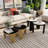 Brass 4 In 1 Self-Defined Nesting Round Coffee Table/End Table-701192713