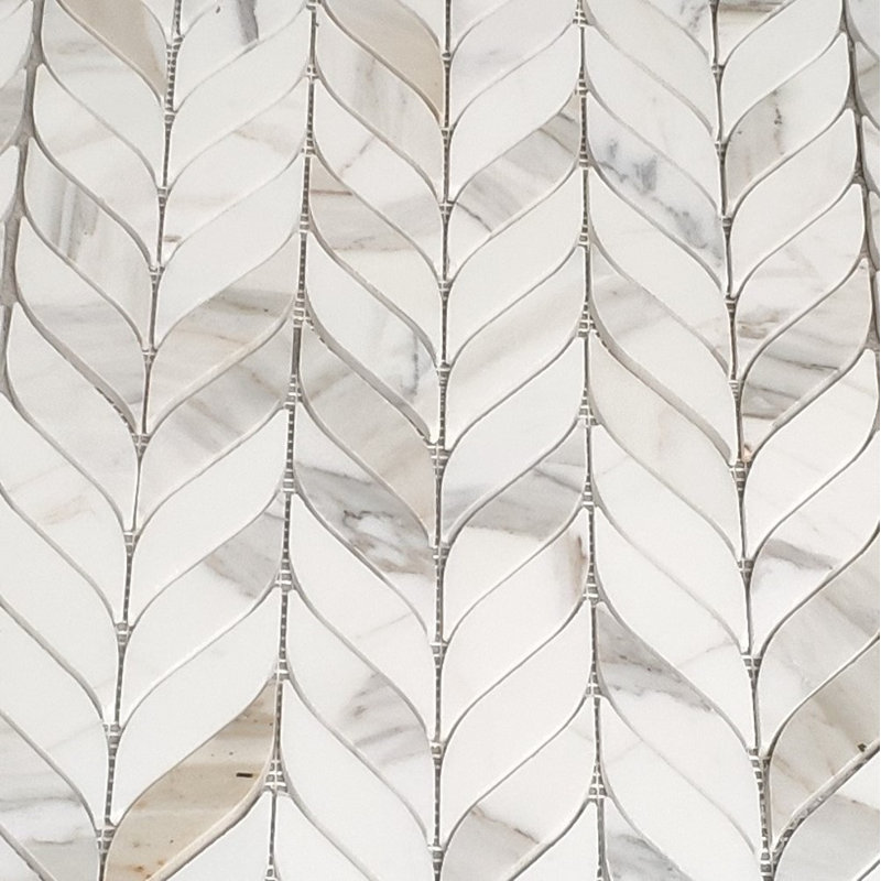 Calacatta 12" x 9" Marble Mosaic Tile