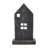 Festive Finds Rustic Wooden House Grey-332439356