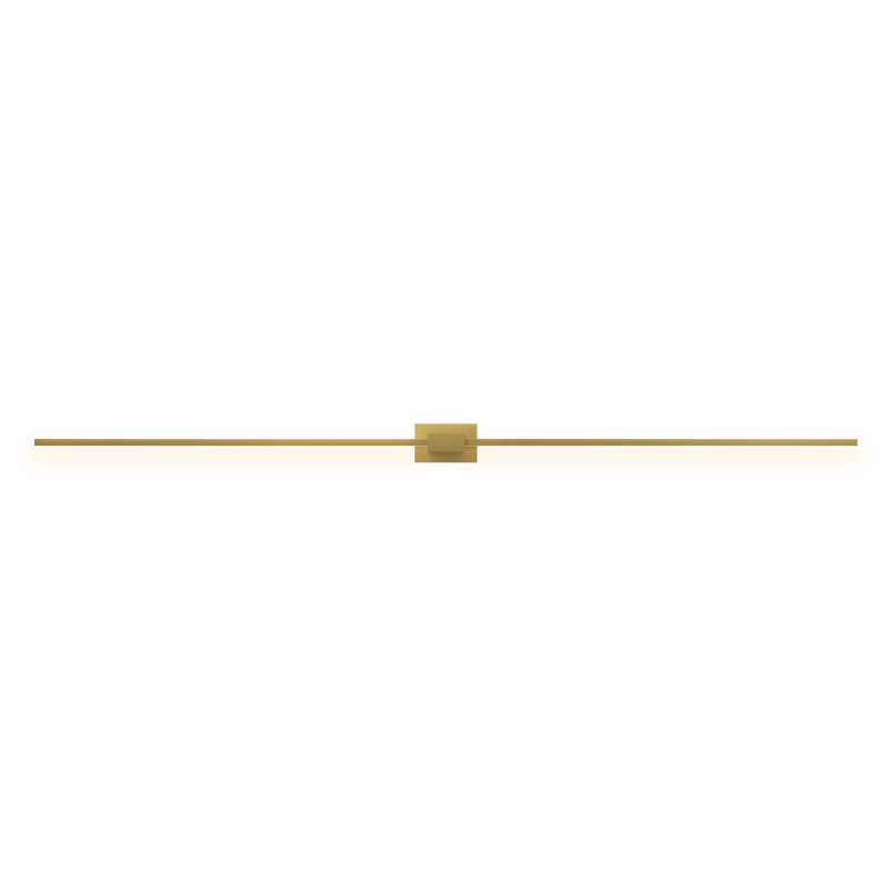 Z-Bar LED Armed Sconce, Gold, 4.5" H x 60" W x 4" D