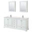 Ensemble de meuble-lavabo double 80 "avec miroir Deborah-97812537-97812490-97812485