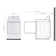 LG 7.3 Cu. Ft. Vented Top Load Electric Dryer with Sensor Dry Technology