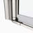 1 3/8" Adjustable Universal Pivot Shower Door. 1/4" Tempered Clear Glass 3672. Wall Channel & Quality #304 Stainless Steel Handle. 36000 Open-Close Tests. Smooth Comfortable System. Excellent-121166374