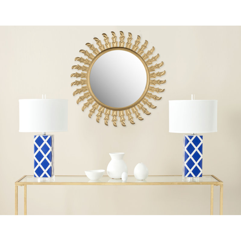 Miroir d'appoint Barnabas Sun, Or