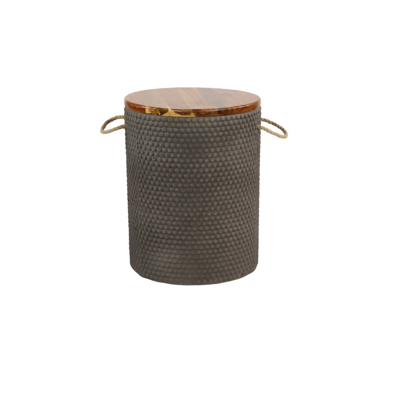 Table d'appoint Jesenof, Gris foncé