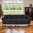 Yore 89" Velvet Upholstered Sofa with Channel Tufting & Throw Pillows-114611263