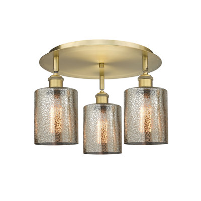 Dublin Glass Semi Flush Mount