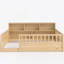 Lit en bois avec garde-corps et tablette de rangement-828799885-828799920