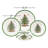 Spode Christmas Tree 5 Piece Place Setting, Service for 1