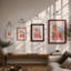 Summer Refreshment Modern - Framed Print-1440347361-1440347360