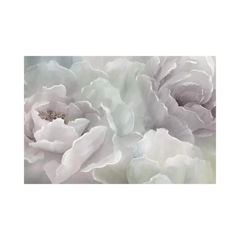 Peony Lace - Wrapped Canvas Print, 66.04 cm H x 45.72 cm W x 1.91 cm D