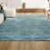 Kemesha Moroccan Beni Souk Turquoise/Cream Rug