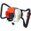 V-Type 52CC 2 Temps Gaz Poteau Trou Digger One Man Auger Machine EPA Sol Creuser Clôture Avec Trou Creuser Remplacement Bits L4 "+ L8" + L10 "+ L12"