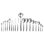 Acqua Flatware Set - 151 Pieces - Stainless Steel