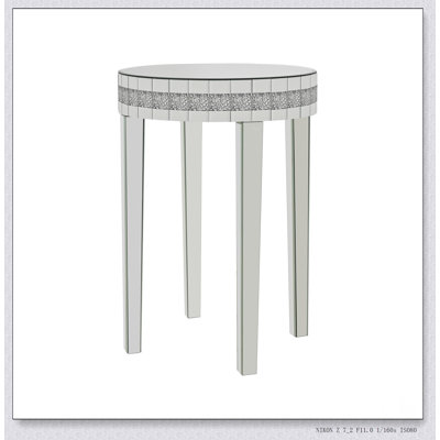 Table de petit déjeuner à miroir Artisanal