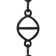 Geometric Motif Link Welded Chandelier Chain or Chain Break
