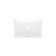 Kaldera White Rectangular Undermount Bathroom Sink and Overflow