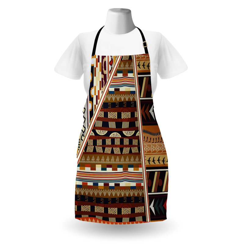 No Pattern Bib Apron