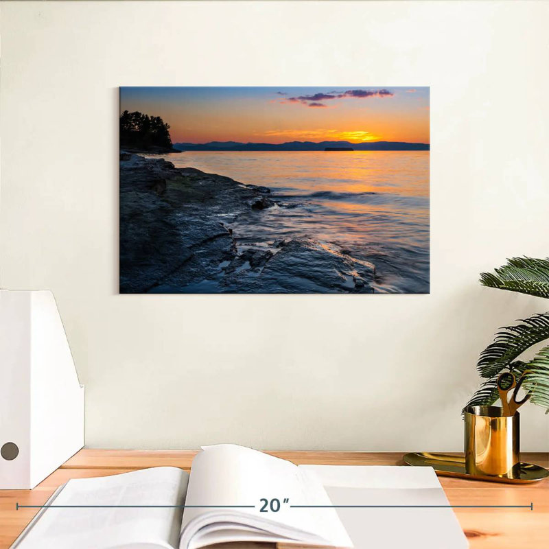 Alvord Serene Lake Champlain, 8" H x 12" W
