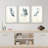 Heron Crane Bird Animals Nautical Decor - Large Framed Canvas Living Room Wall Art Work Set 3 Print-99077877-99077876