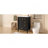 24" Modern Bathroom Vanity With Ceramic Sink, Soft-Close Door, 3 Drawers, Gold Handles, And Door-Mounted Rack For Space-Saving Storage-1546906392