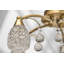 Toston 5 Light Glass Droplets Semi Flush Ceiling Light