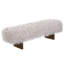 Banc en simili laine Soram