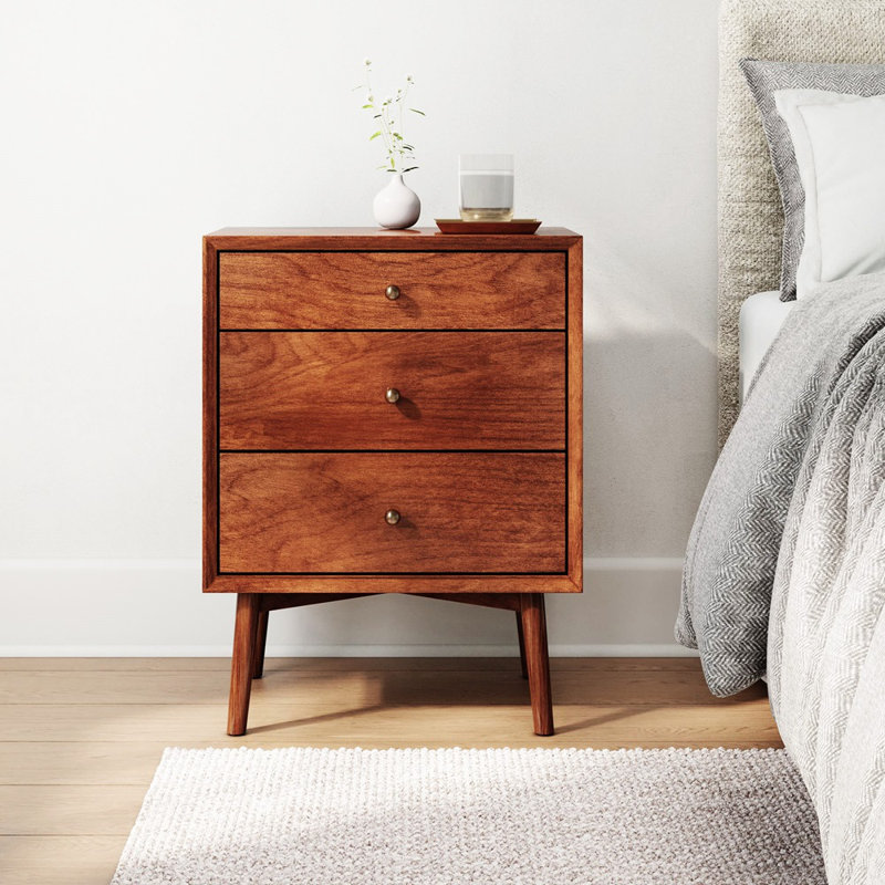 Table de chevet en bois