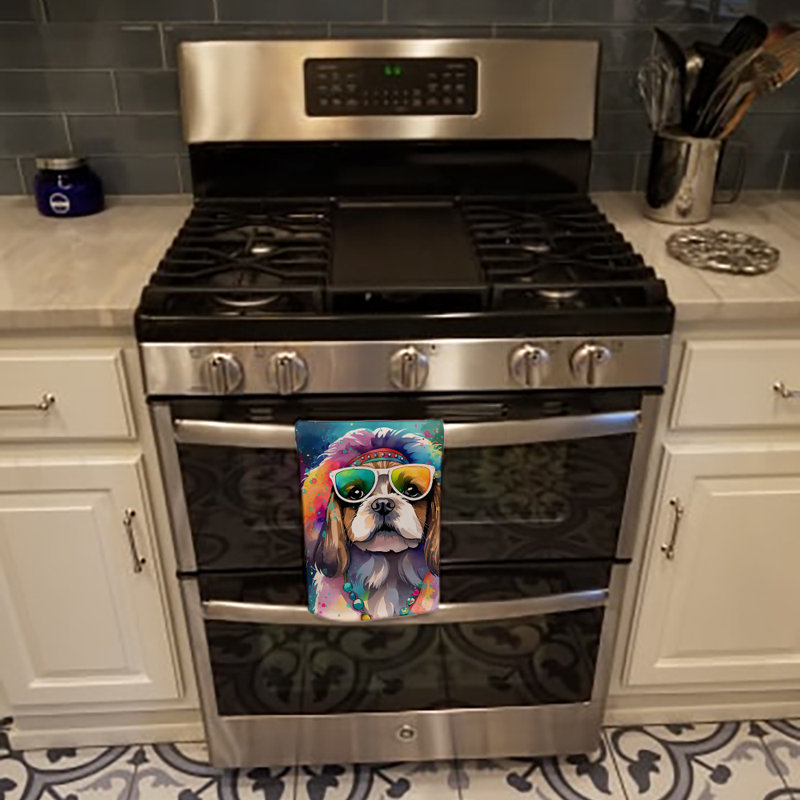 Serviette de cuisine Shih Tzu Hippie Dawg