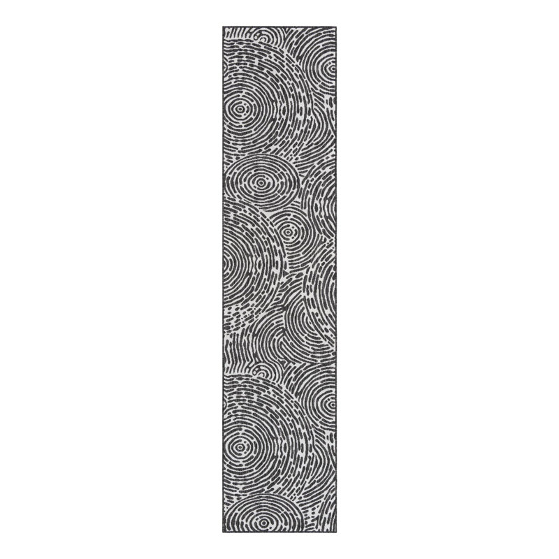 Geometric Indoor / Outdoor Rug, Runner 2'7" x 12'