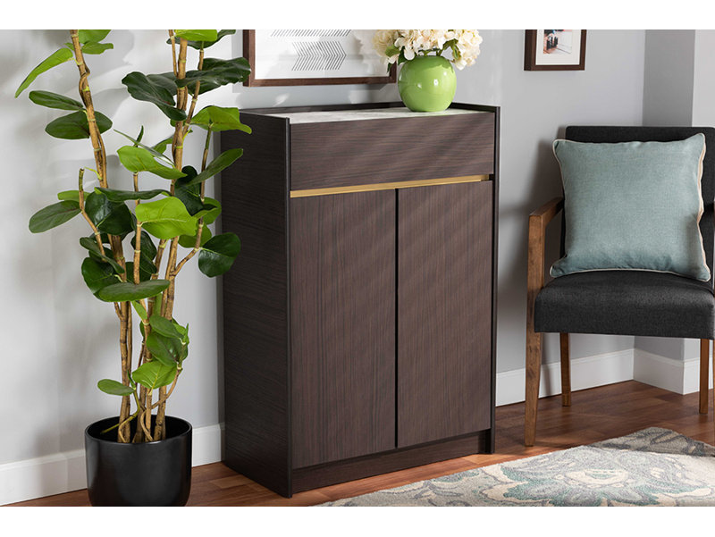 8 Pair Shoe Storage Cabinet