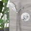 Shower Faucet With 6 Spray Patterns - Powerful Experience, Avoid Blockage, Wall Mount Square Handheld Settings, Optimize Water Flow, Detachable Shape