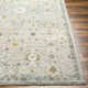 Tahoma Oriental Machine Made Power Loomed Polyester Area Rug in Light Aqua