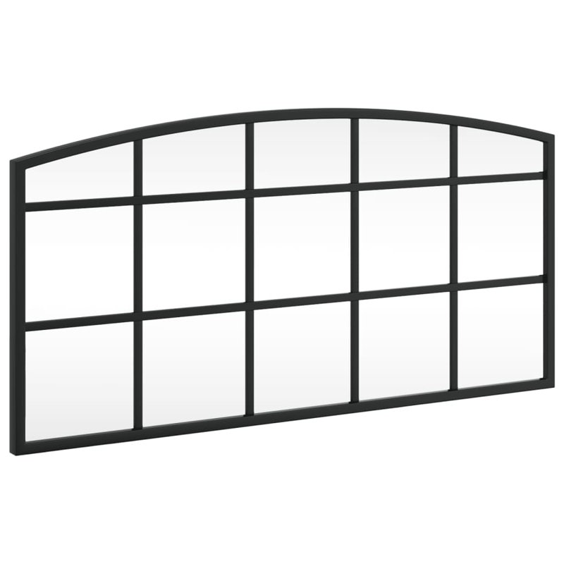 Neelu Iron Novelty Wall Mirror, 11.8" x 23.6"